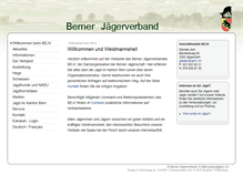 Tablet Screenshot of bernerjagd.ch